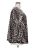 Cato Animal Print Silver Long Sleeve Blouse Size 20w - photo 4