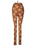 Lularoe Paisley Orange Leggings One size - photo 2