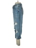 Forever 21 100% Cotton Hearts Blue Jeans Size 25 waist - photo 5
