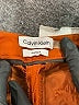 Calvin Klein Color Block Orange Linen Pants Size 6 - photo 7