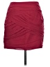 Aqua 100% Polyester Solid Burgundy Casual Skirt Size S - photo 2
