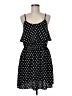 Elle 100% Polyester Polka Dots Black Casual Dress Size M - photo 1