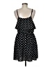 Elle 100% Polyester Polka Dots Black Casual Dress Size M - photo 2