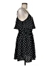 Elle 100% Polyester Polka Dots Black Casual Dress Size M - photo 4
