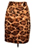 DStudio Animal Print Brown Casual Skirt Size 10 - photo 1