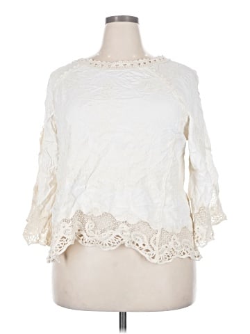 Democracy 3/4 Sleeve Blouse (view 1)