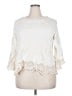 Democracy 100% Rayon Ivory 3/4 Sleeve Blouse Size 2X - photo 1