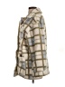 Me Jane 100% Polyester Plaid Ivory Coat Size S - photo 5