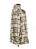 Me Jane 100% Polyester Plaid Ivory Coat Size S - photo 4