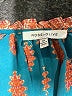 Rose + Olive 100% Polyester Teal Short Sleeve Blouse Size 3X - photo 7