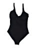 Melissa Odabash Solid Black One Piece Swimsuit Size 6 - photo 1