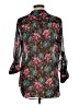 Kut from the Kloth Floral Black 3/4 Sleeve Blouse Size L - photo 2
