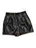 Ci Sono 100% Polyurethane Metallic Black Shorts Size XL - photo 2