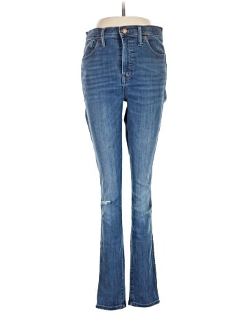 Madewell Tall 10" High-Rise Skinny Jeans in Danny Wash: TENCEL&trade; Denim Edition (view 1)