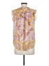 Maison d' Amelie 100% Polyester Yellow Sleeveless Blouse Size M - photo 2