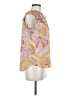 Maison d' Amelie 100% Polyester Yellow Sleeveless Blouse Size M - photo 4