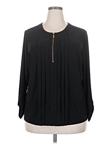 Roz & Ali Long Sleeve Blouse (view 1)