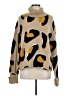 Moth Animal Print Gold Pullover Sweater Size M - photo 1