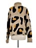Moth Animal Print Gold Pullover Sweater Size M - photo 2