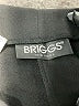 Briggs New York Solid Black Active Pants Size 18 - photo 4