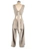 Isalis 100% Polyester Solid Gray Jumpsuit Size M - photo 2