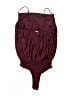 Lulus 100% Polyester Burgundy Bodysuit Size XS - photo 2
