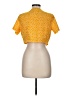 Shein Yellow Short Sleeve Blouse Size 6 - photo 2