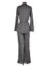 Glamorous Chevron-herringbone Gray Jumpsuit Size 10 - photo 2