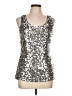 Maner 100% Polyester Silver Tank Top Size L - photo 1