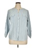 Notations Stripes Blue 3/4 Sleeve Blouse Size XL - photo 1