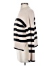 Evereve Stripes Tan Turtleneck Sweater Size XS - photo 5