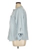 Notations Stripes Blue 3/4 Sleeve Blouse Size XL - photo 5
