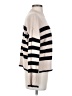 Evereve Stripes Tan Turtleneck Sweater Size XS - photo 4