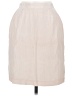 Due Per Due 100% Silk Solid Ivory Silk Skirt Size 6 - photo 1