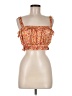 Topshop Orange Sleeveless Top Size 6 - photo 1