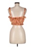 Topshop Orange Sleeveless Top Size 6 - photo 2