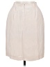 Due Per Due 100% Silk Solid Ivory Silk Skirt Size 6 - photo 2