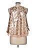 Sunday in Brooklyn 100% Polyester Tan Pink Sleeveless Blouse Size M - photo 2