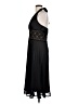 Connected Apparel 100% Polyester Black Cocktail Dress Size 12 - photo 5