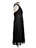 Connected Apparel 100% Polyester Black Cocktail Dress Size 12 - photo 4