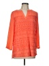 Zac & Rachel 100% Polyester Orange 3/4 Sleeve Blouse Size L - photo 1