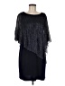 Connected Apparel Black Cocktail Dress Size 8 (petite) - photo 1