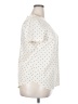 Merona 100% Polyester Polka Dots Ivory Short Sleeve Top Size XXL - photo 4