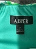 A. Byer 100% Polyester Chevron-herringbone Green Cocktail Dress Size 7 - photo 7