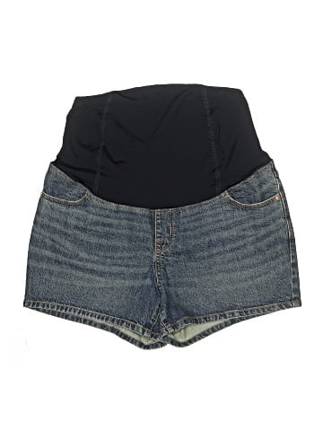 Isabel Maternity Denim Shorts (view 1)