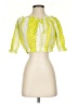 Elan 100% Cotton Yellow Short Sleeve Blouse Size S - photo 1
