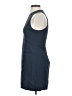 MNG Chevron-herringbone Blue Cocktail Dress Size 2 - photo 5