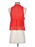 Free People 100% Viscose Red Sleeveless Blouse Size S - photo 2