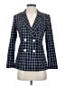 Halogen Checkered-gingham Blue Blazer Size XS - photo 1