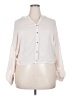 Xhilaration 100% Polyester Ivory Long Sleeve Blouse Size XXL - photo 1